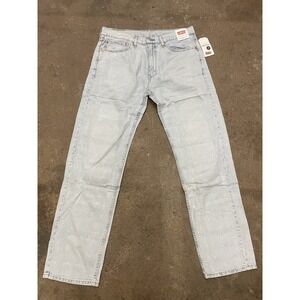 NWT LEVI'S 505 Regular Fit Light Stone Washed Denim Men's Jeans 36W x 34L